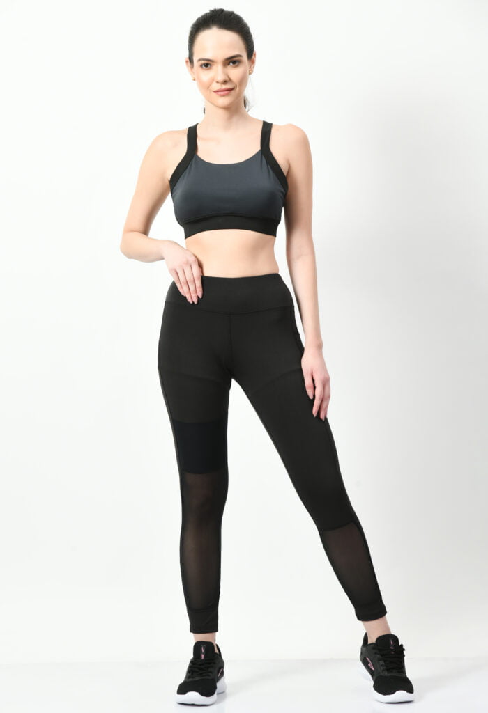 Black net Yoga pant