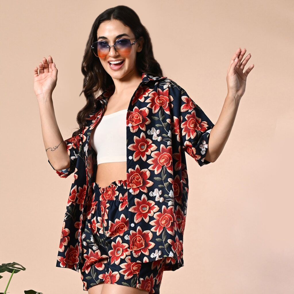 LIBERTY FLOWER PRINTED SHIRT