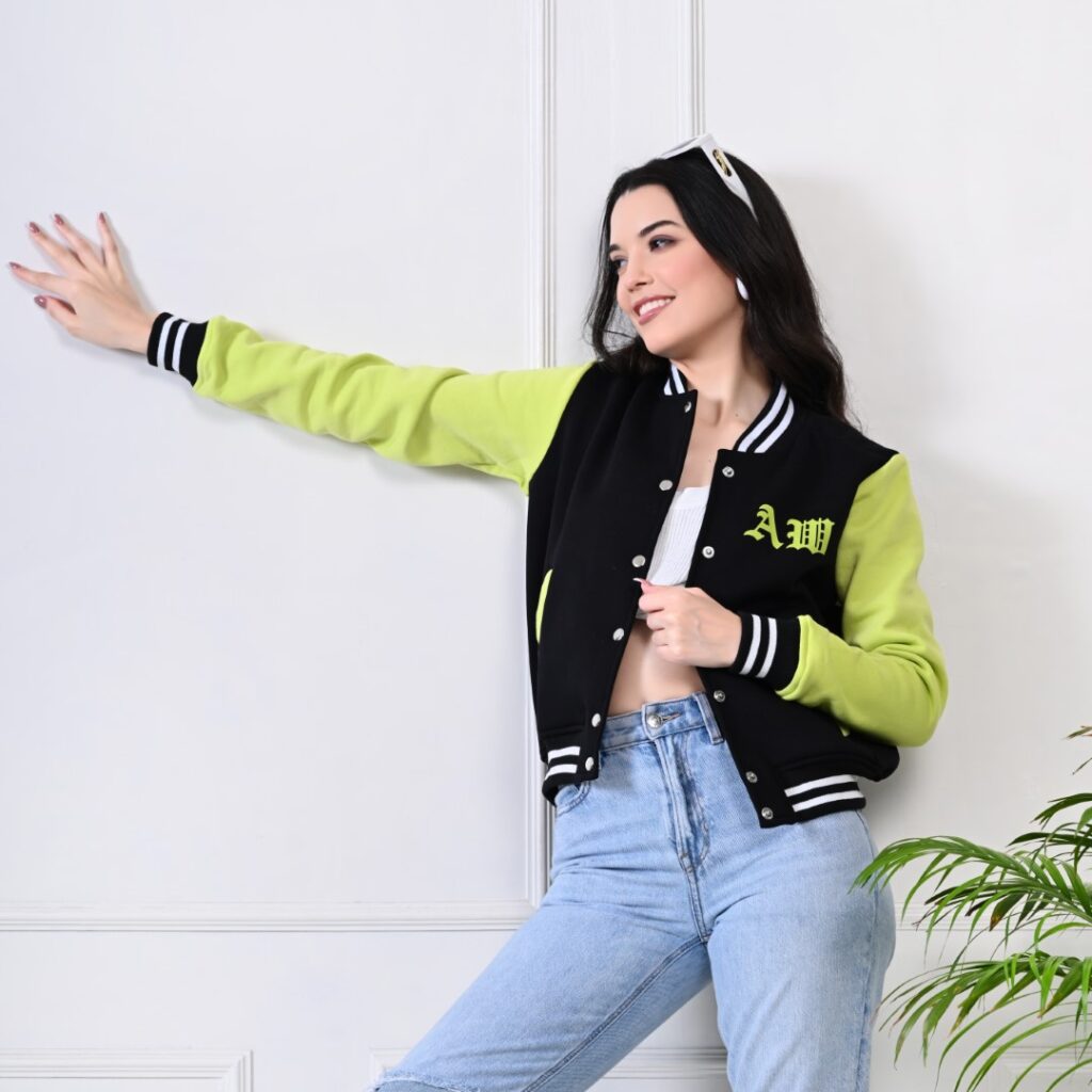 SOCIAL DISTANCING VARSITY JACKET