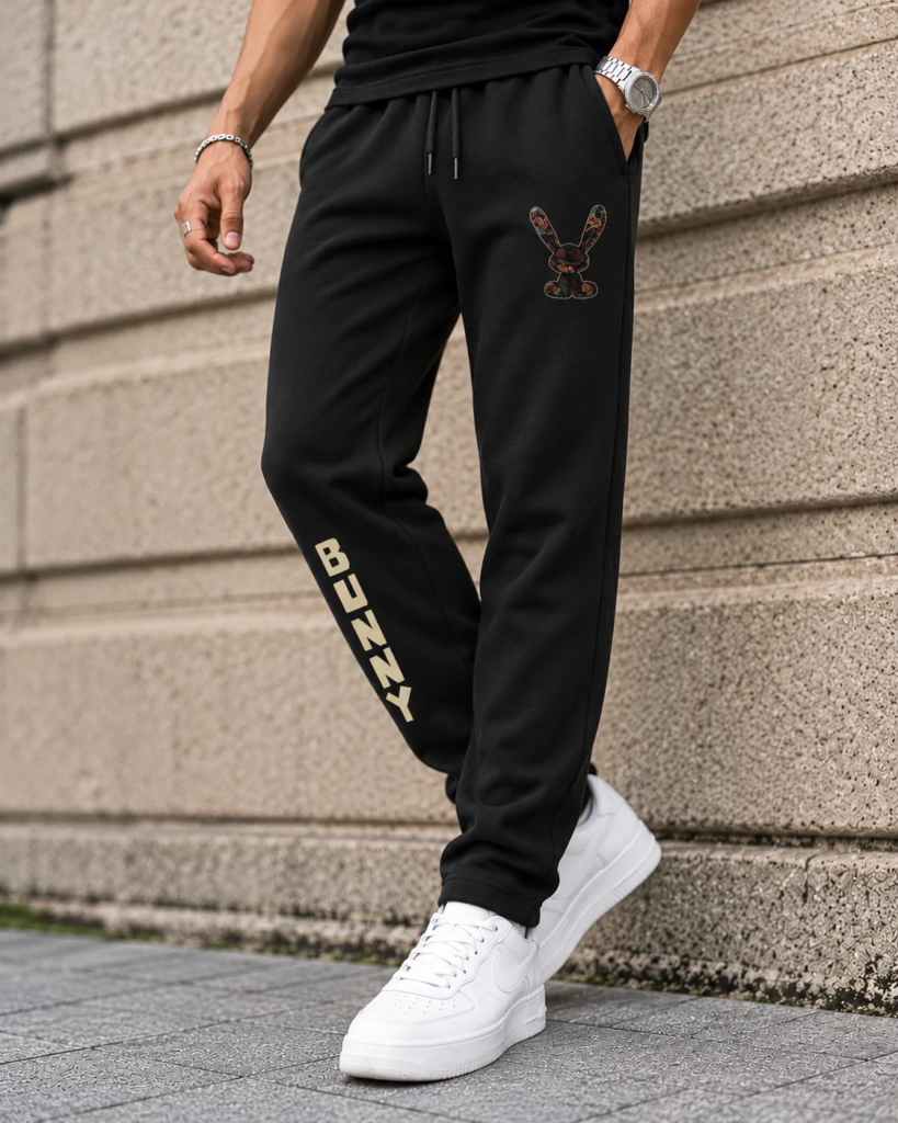 Floral Bunny Lowers – Black