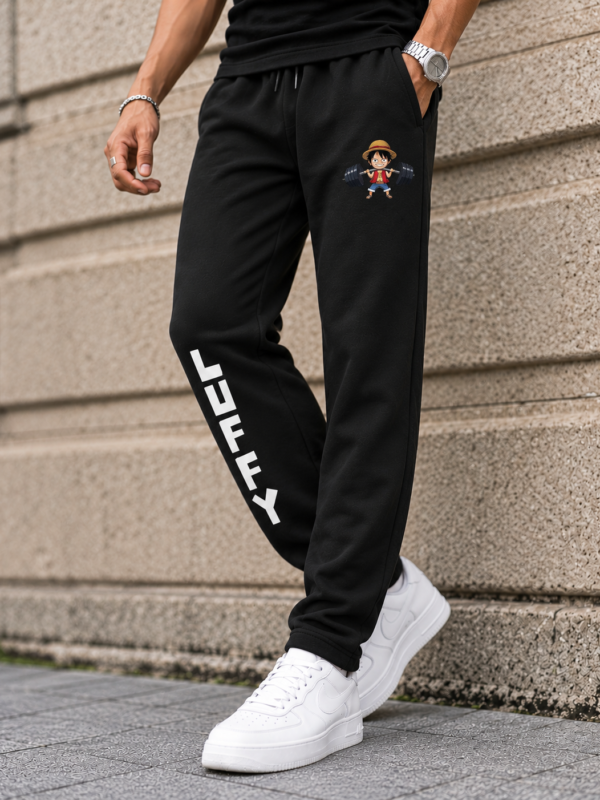 Luffy Graphic Lowers – Black