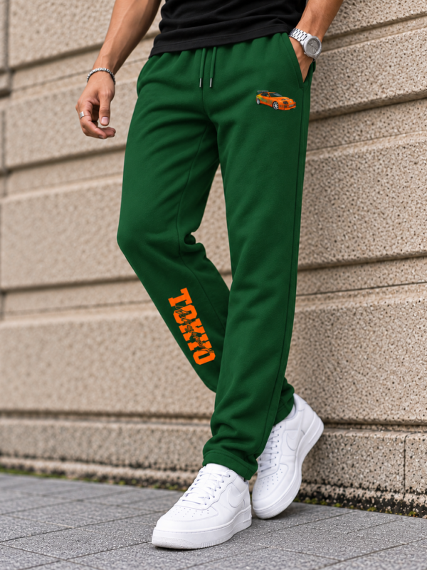 Tokyo Drift Graphic Lowers – Forest Green